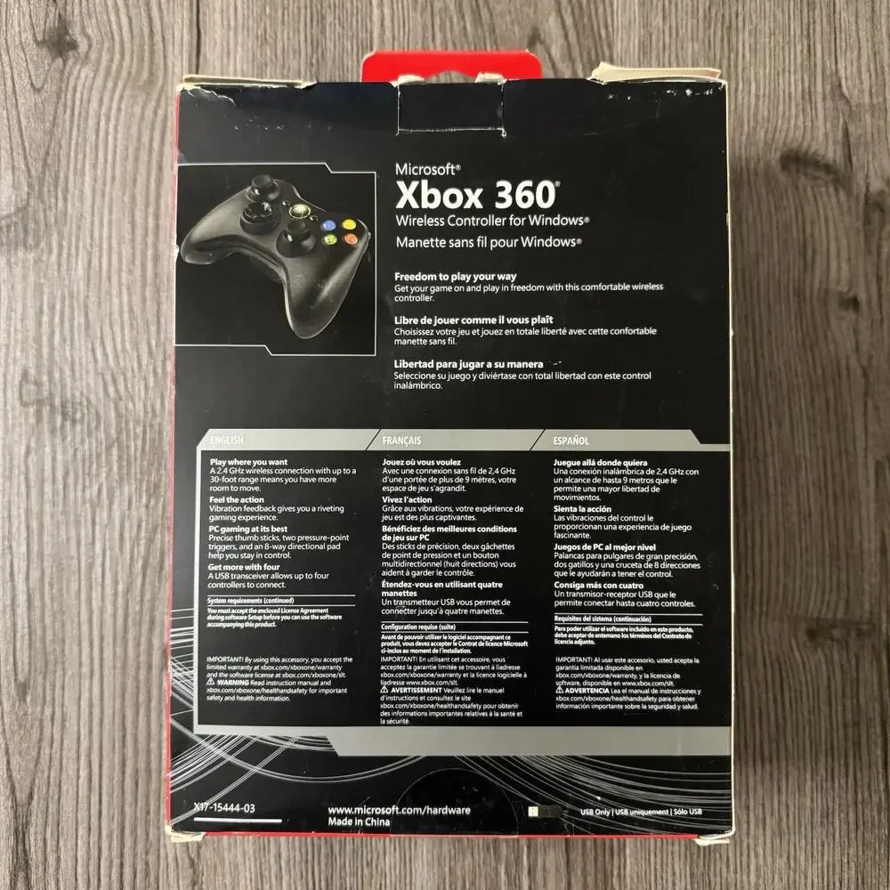 Microsoft Xbox 360 ‎Wireless Controller For Windows Black